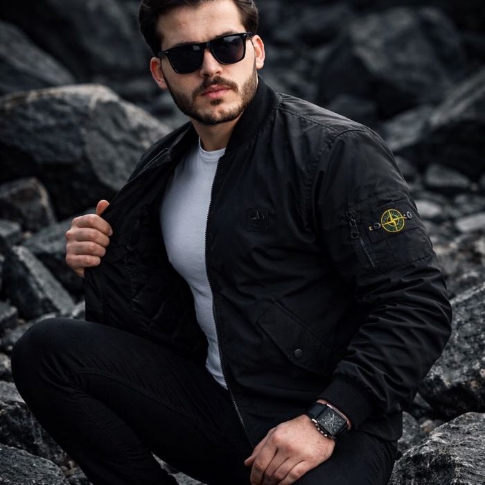 Бомбер Stone Island, The North Face, Nike