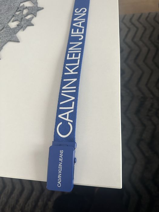 Pasek Calvin Klein parciany