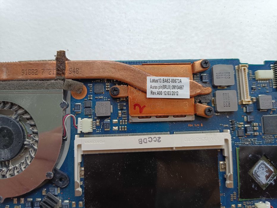 Материнська плата ноутбука Samsung 530U3С NP530U4C материнская плата