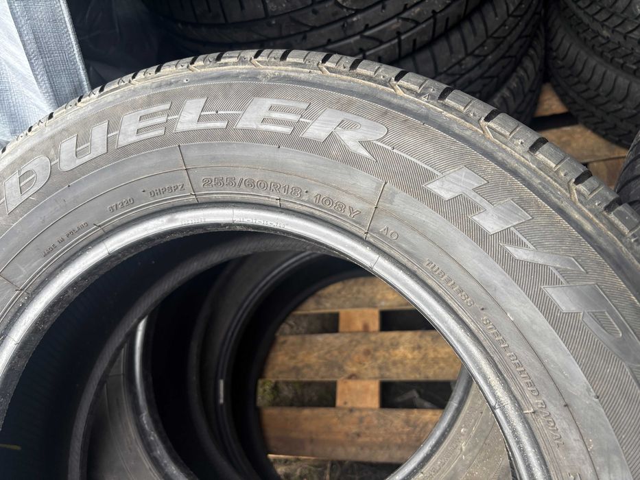 255-60-R18 BRIDGESTONE DUELER летняя резина 4 штуки GERMANY 2023