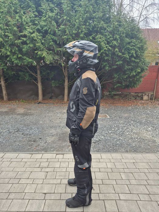 Kurtka XL i spodnie XXL motocyklowe tekstylne Scott Dualraid Dryo