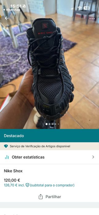 Vendo Nike Shox