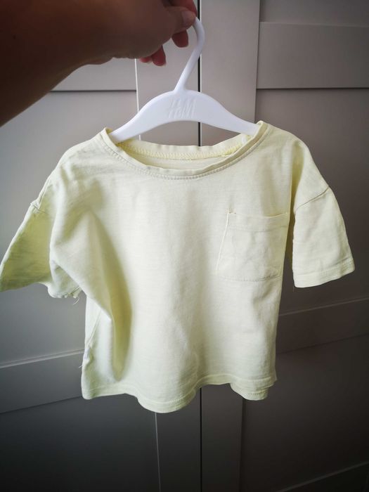 ZARA żółty t-shirt 104 cm 3-4 lata