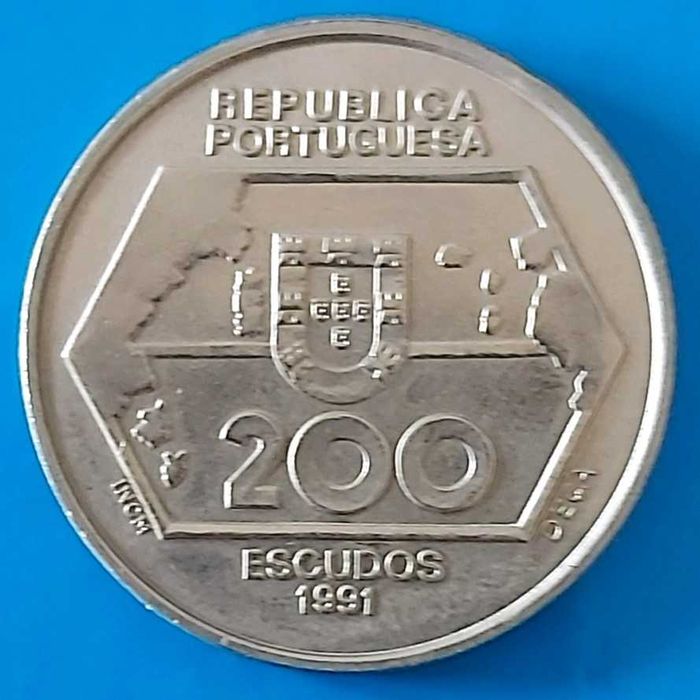 200$00 de 1991 III Série dos Descobrimentos  Navegações para Ocidente