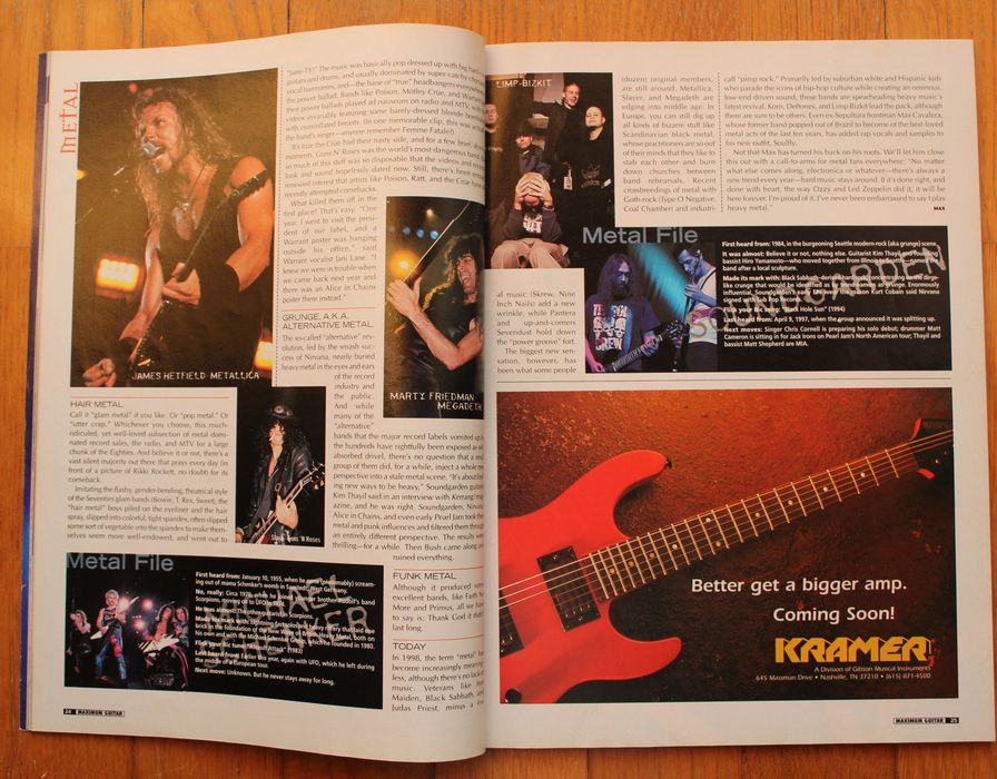 Revista Maximum Guitar, Outubro 1998