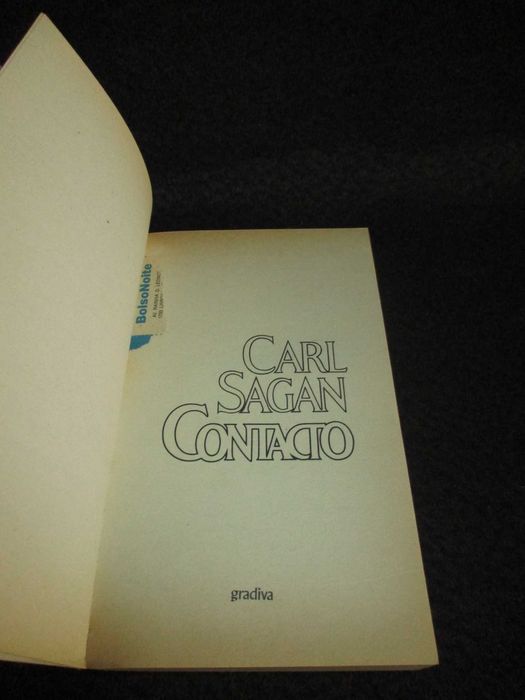 Livro Contacto Carl Sagan Livro de Bolso