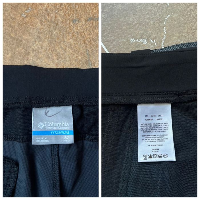 Columbia Titanium карго-штани з ремінем