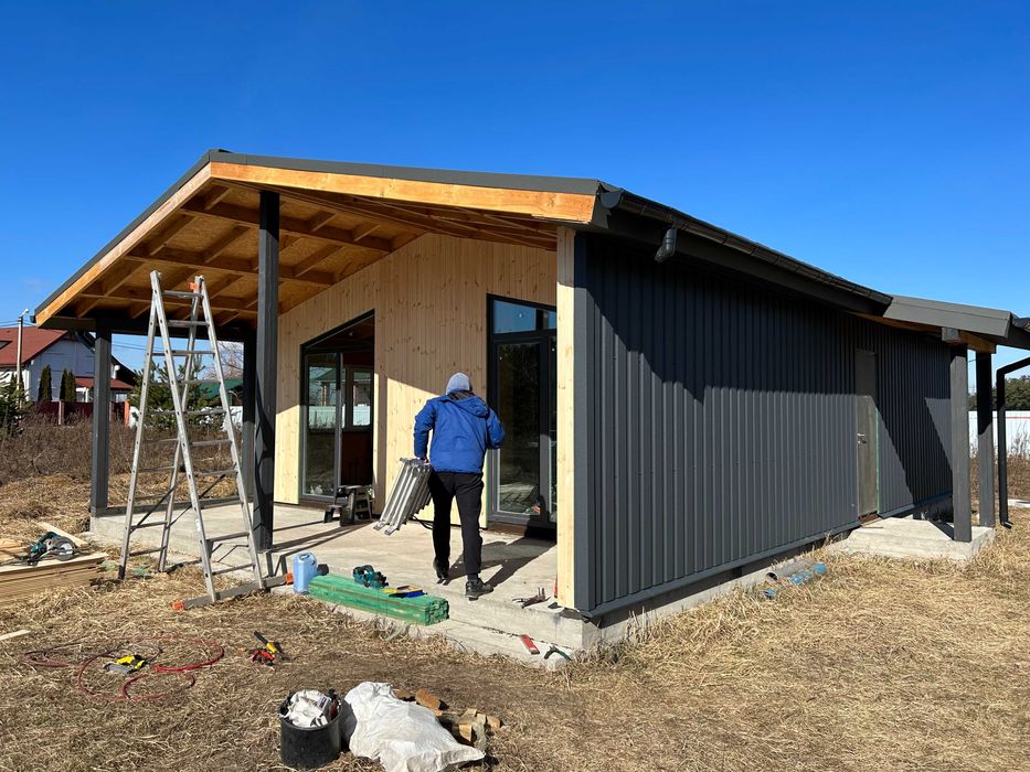 Забудови будинки МАфи готелі з SIP панелей