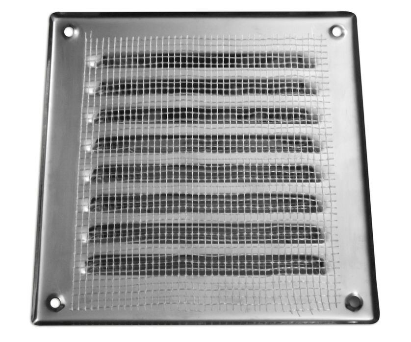 Kratka wentylacyjna stebrna 17x17 cm