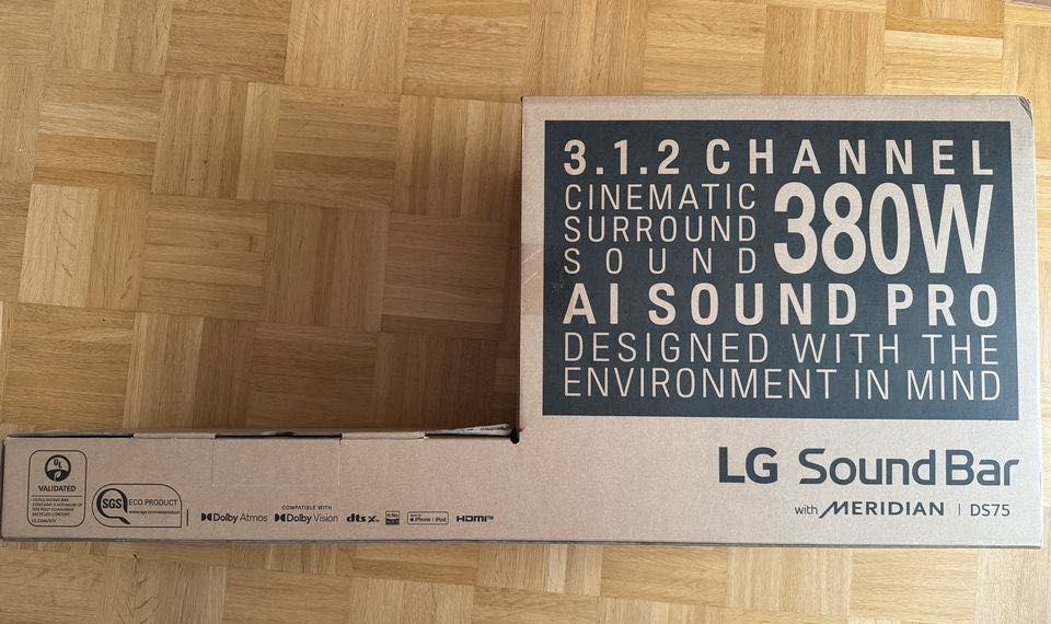 LG DS75Q 3.1.2 Soundbar 380W