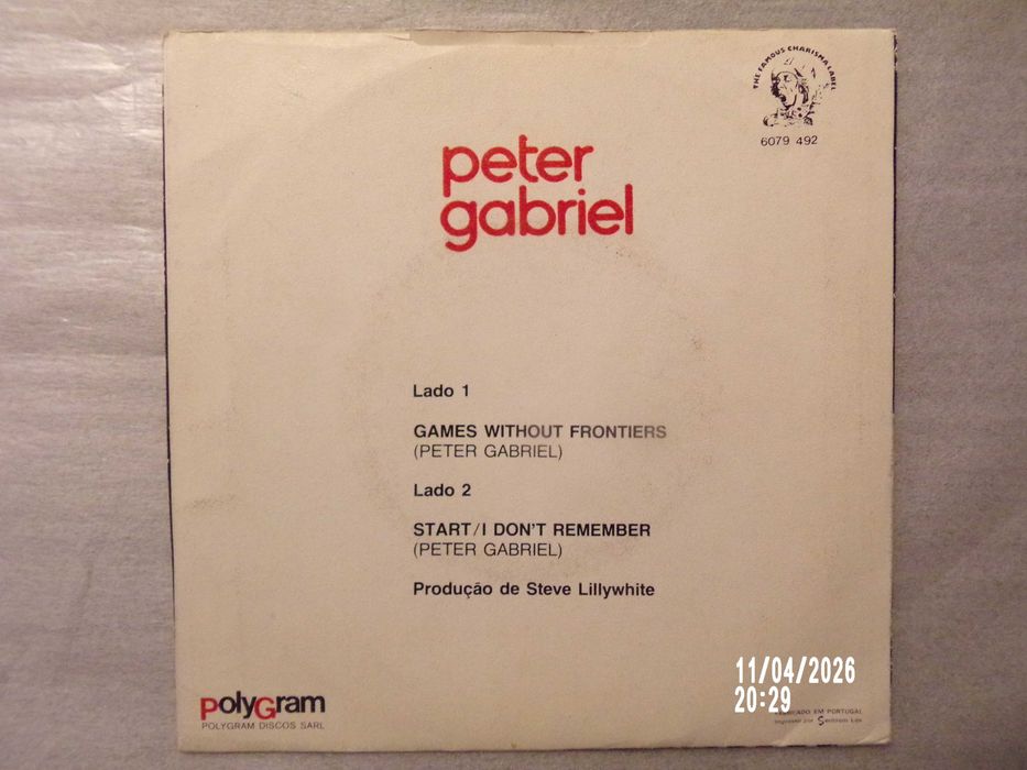 Peter Gabriel - vinil - single 5€