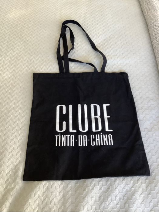 Tote bag Clube Tinta da China e caderno em branco - PORTES INCLUÍDOS