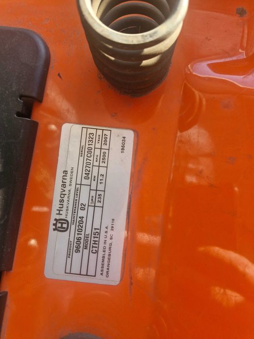 Kosiarka traktorek Husqvarna CTH151 15hp pompa automat