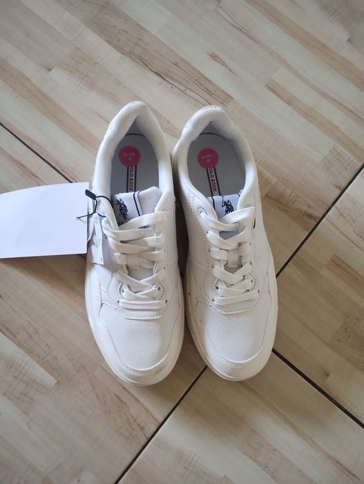 Buty białe sneakersy Basic