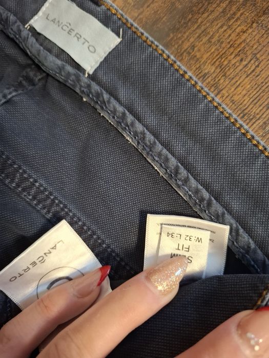 Spodnie Lancerto granatowe