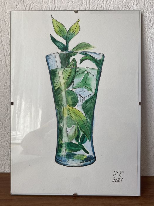 Картина акварель папір 21*29