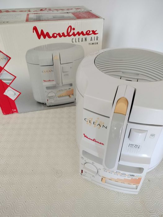 Fritadeira Moulinex Clean Air Timer - Como nova