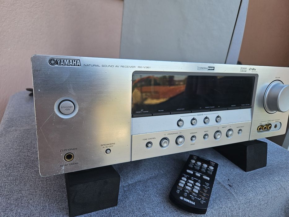 Home Cinema 5.1 Yamaha RX-V361 (Recetor + Colunas) – Excelente Som!RESERVADO