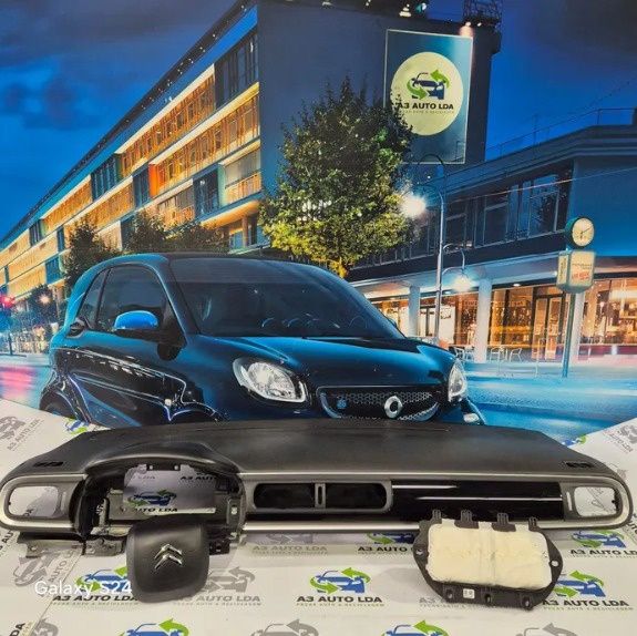 Tablier com capa de  airbag volante e passageiro Citroen C3 2018 (ORIGINAL)