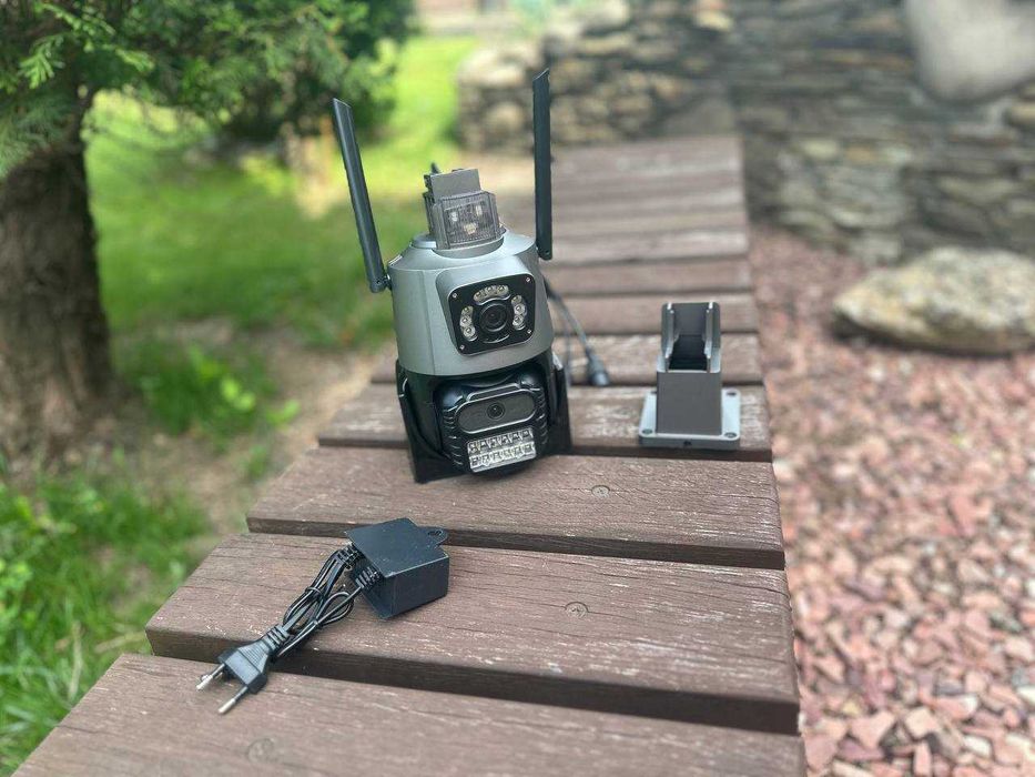 ‼️ Уличная ip камера wi-fi 4️⃣G удаленный просмотр 8️⃣Мп поддержка SIM