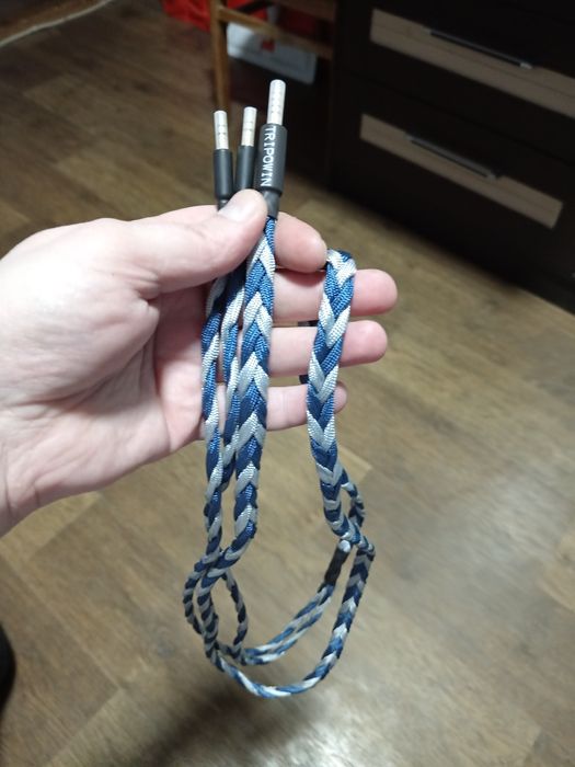 Новые провода Tripowin для наушников 2вида