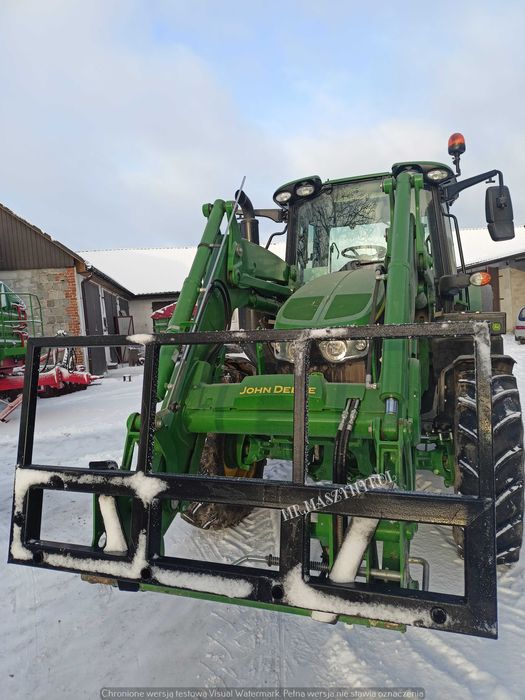 4 tuleje i kły widły do słomy bel siana bali balotów ramka euro MOCNA