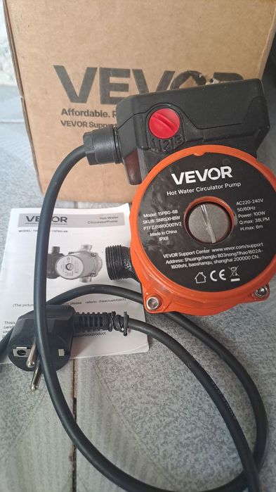 Bomba Vevor  agua quente ou fria / recirculação 100w