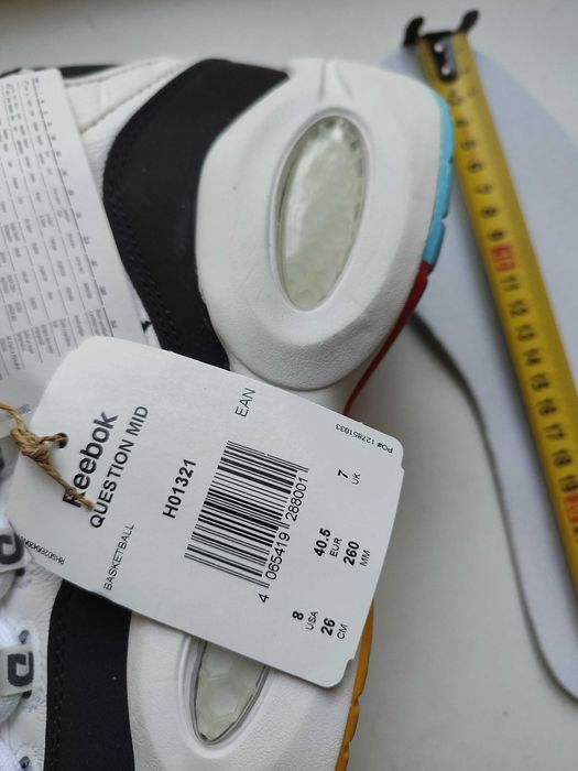 Баскетбольні кросівки Reebok Question Mid HO1321 оригінал