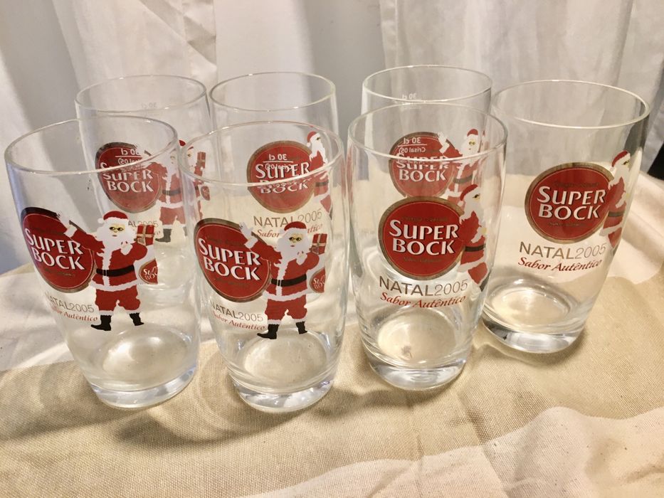 Copos Super Bock 30cl Natal 2005