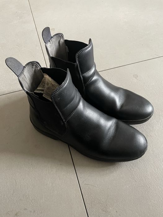 Sztylbrety czarne skorzane Fouganza rozmar 37