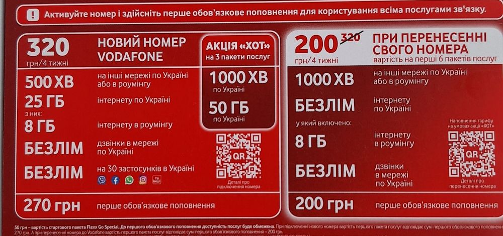 Стартовий пакет НОВЫЙ