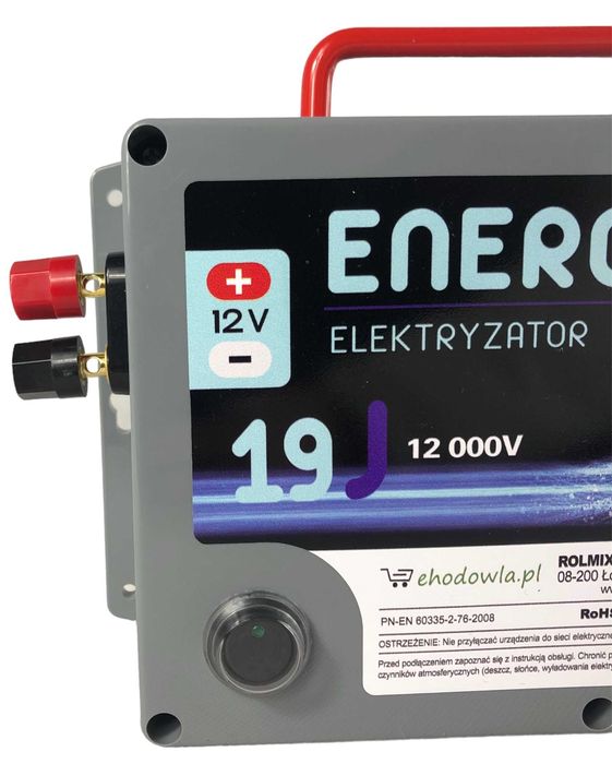 Elektryzator Pastuch Elektryczny ENERGY 19J SUPER MOCNY