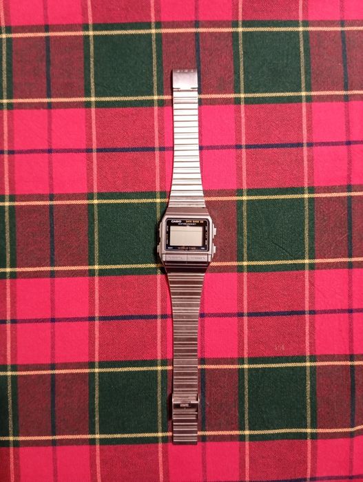 Vintage Casio DB-520 Banco de Dados Digital Hora Mundial