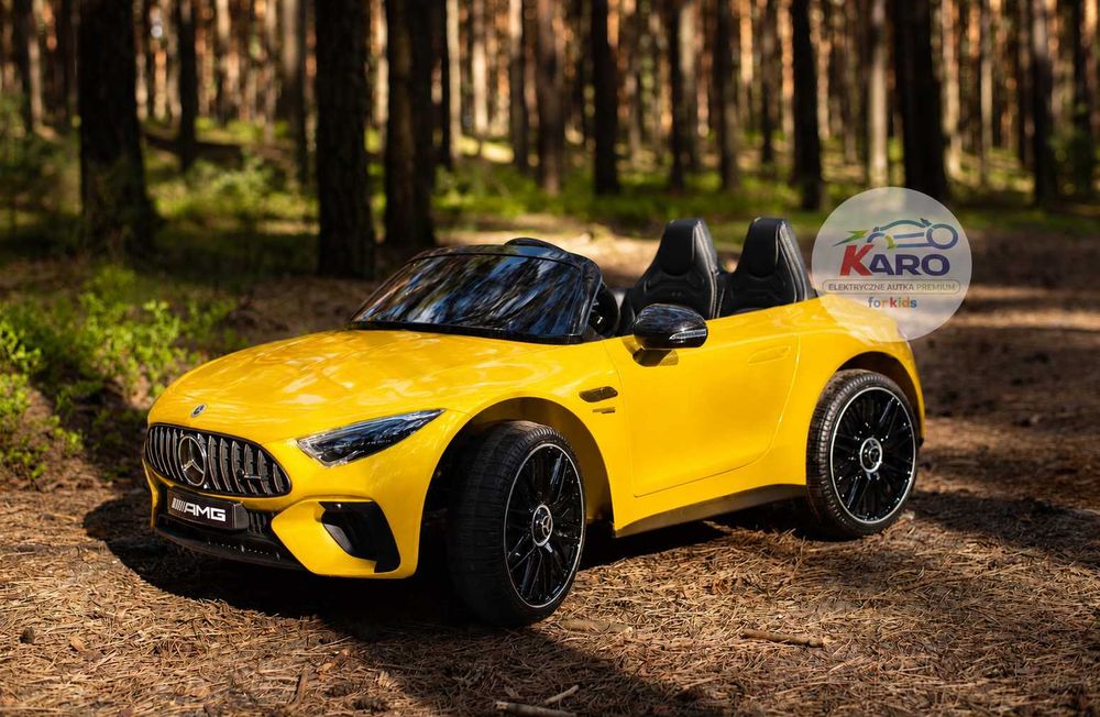 Auto na akumulator Mercedes AMG SL63 24VMiękkie koła EVA Dla Dziecka
