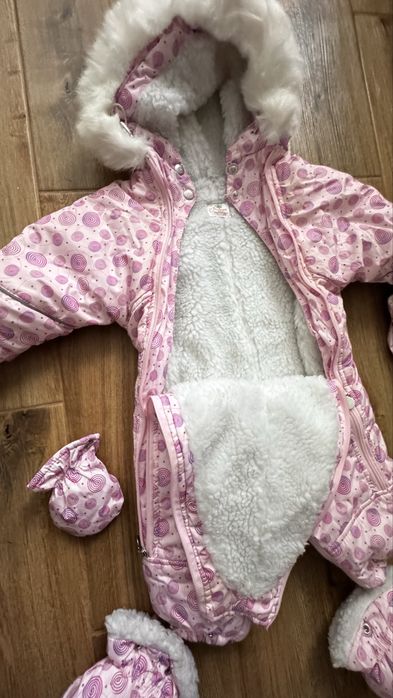 Зимовий комбінезон для дівчинки