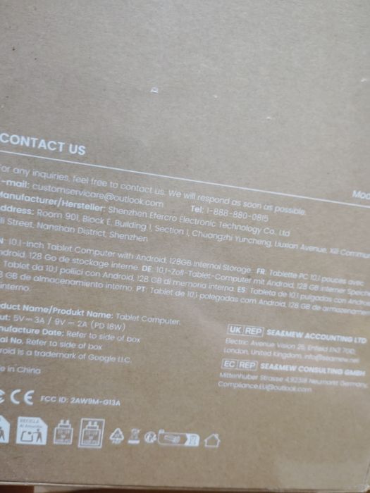 Sprzedam tablet Dynamic halo Aumi 10 calowy Android 15