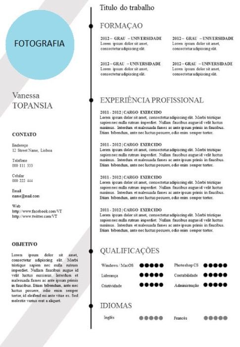 Curriculum vitae olx picture