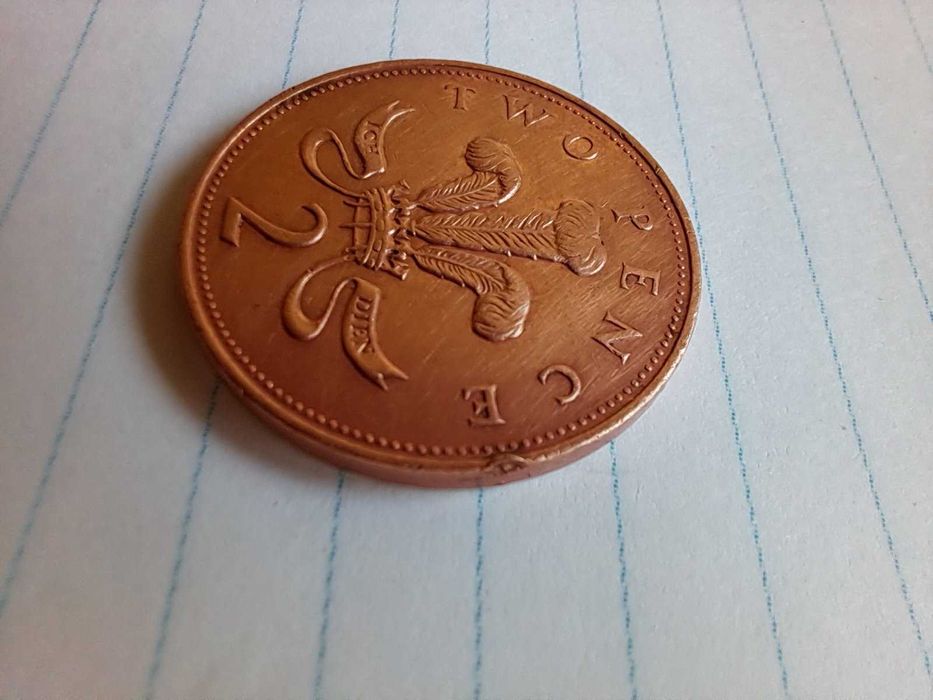 Колекционая монета Великобритания 2 пенси 1993 год