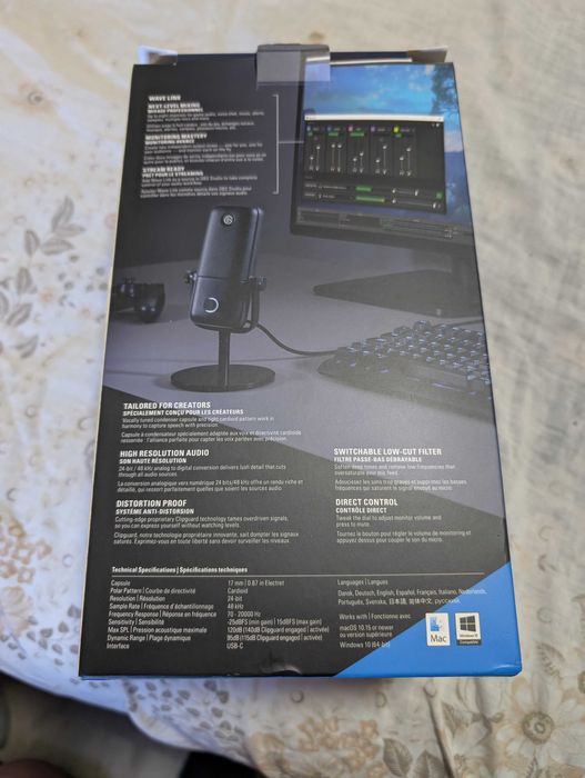Elgato Wave:1 Microfone USB Streaming Podcast Gaming