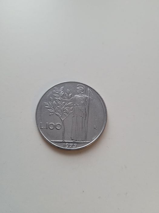 Lir 100 Repvbblica Italiana Moneta 1975