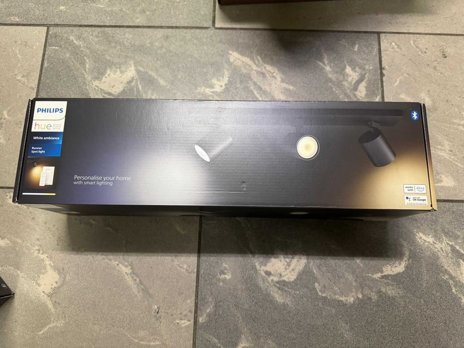 Listwa świetlna 3x PHILIPS HUE black Ambiance Runner czarny WiFi