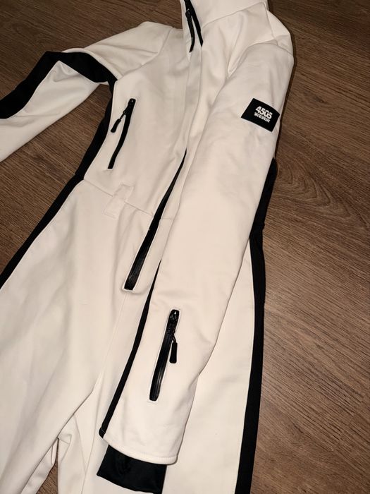 Лижний білий комбінезон asos 4505 розмір xs-s