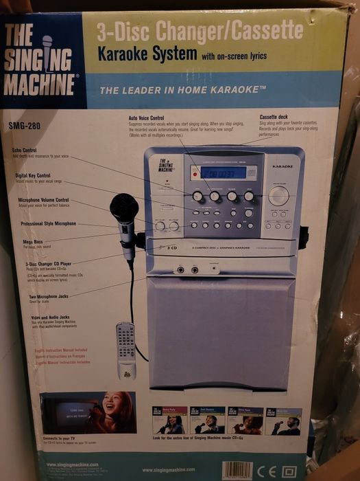 Zestaw karaoke z mikrofonem