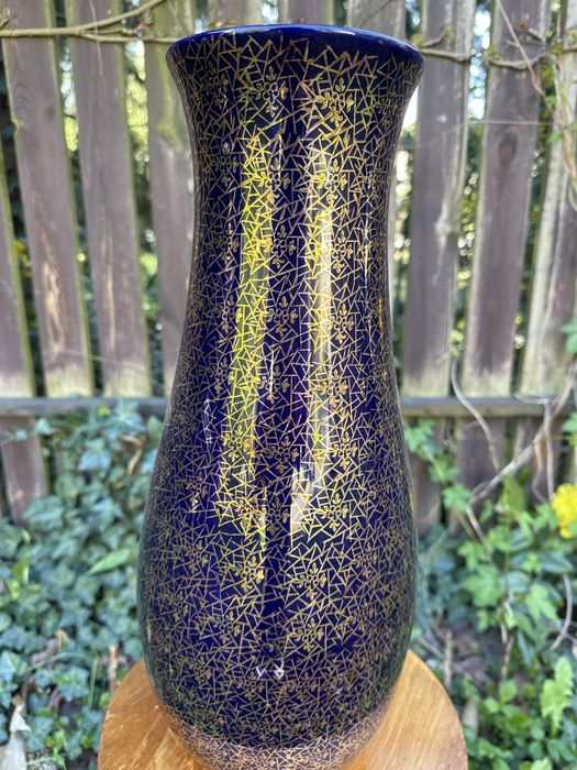 Pruszkow kobalt wazon gigant