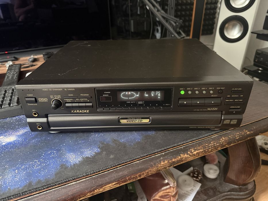 Panasonic video cd changer sl-vm525