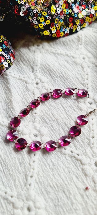 Nowa bransoletka Swarovski srebro p.925