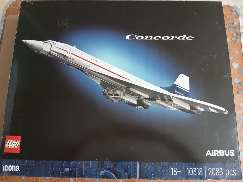 Lego Icons 10318 Concorde .Легендарний літак  оригінал