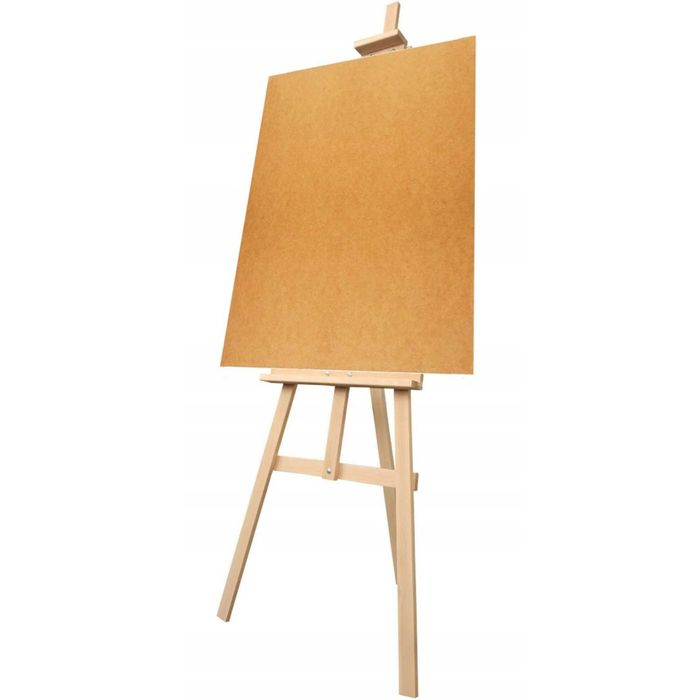 BUKOWA SZTALUGA TRÓJNOŻNA 177CM + DUŻA RYSOWNICA 50x70 cm