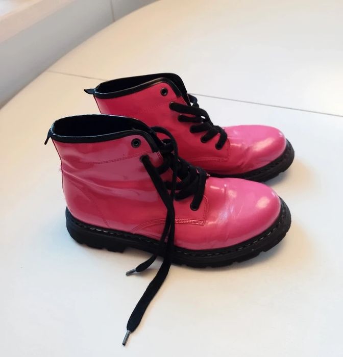 martensy lakierki M&S Girls Spring Summer
