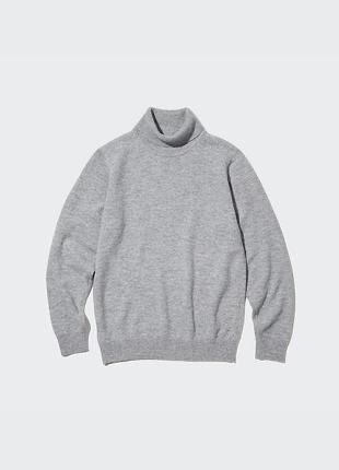 ZARA (M) Basic Golf 100% Cotton мужской гольф серый оригинал водолазка